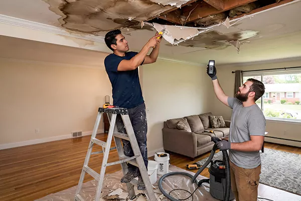 Ceiling Water Damage Restoration Orem