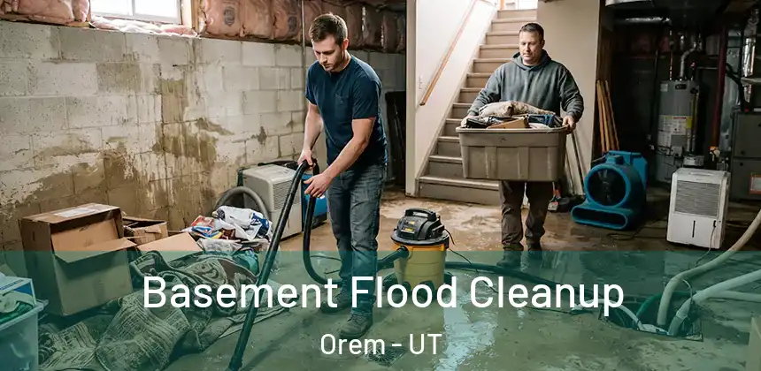 Basement Flood Cleanup Orem - UT