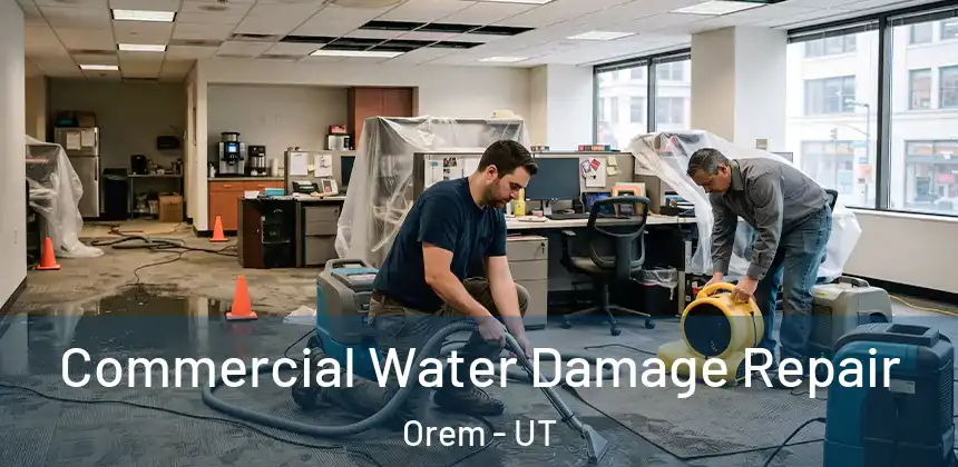 Commercial Water Damage Repair Orem - UT