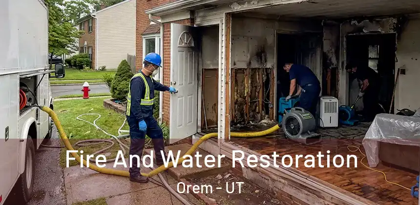 Fire And Water Restoration Orem - UT