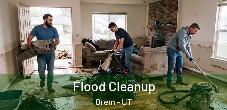 Flood Cleanup Orem - UT