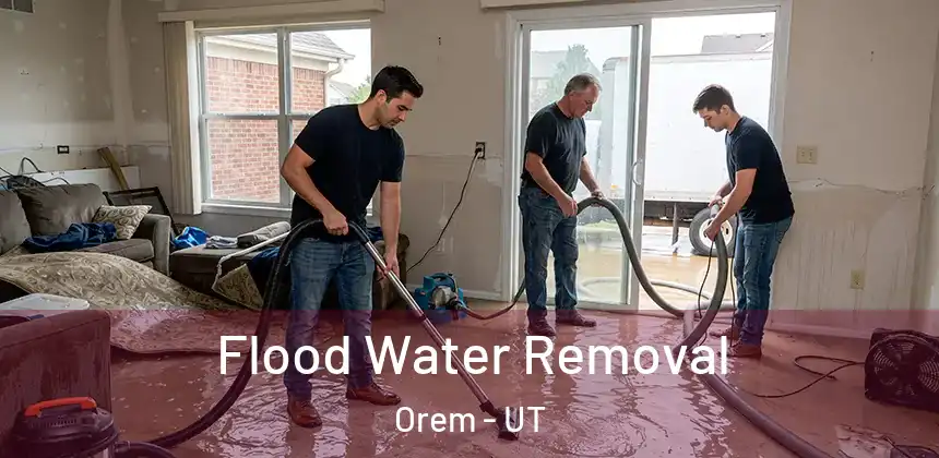  Flood Water Removal Orem - UT