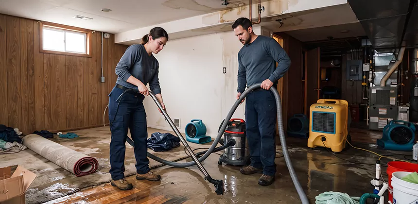Frozen Pipe Burst Cleanup in Orem