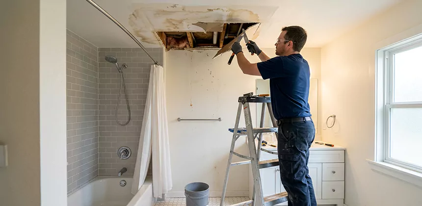 Bathroom Leak Ceiling Repair in Orem