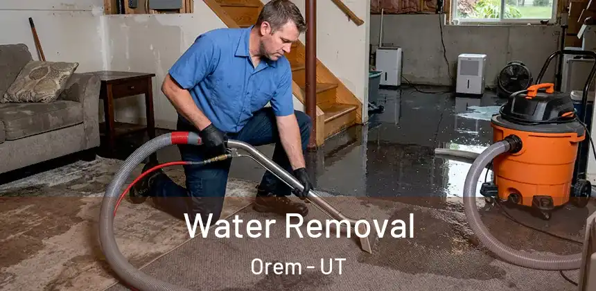 Water Removal Orem - UT